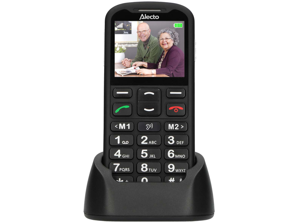 CM10 Alecto Big Button GSM 4G Black
