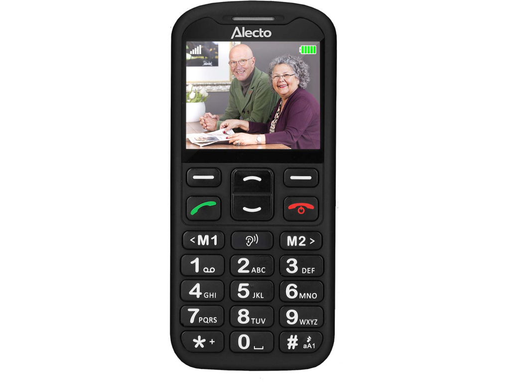 CM10 Alecto Big Button GSM 4G Black
