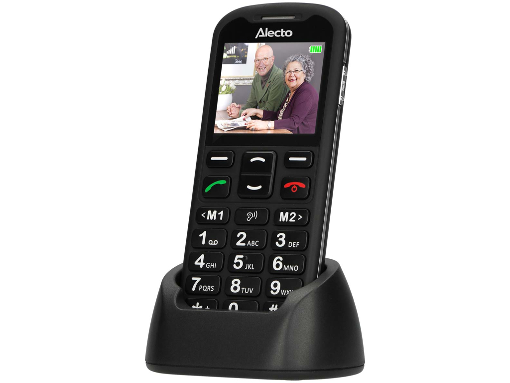 CM10 Alecto Big Button GSM 4G Black