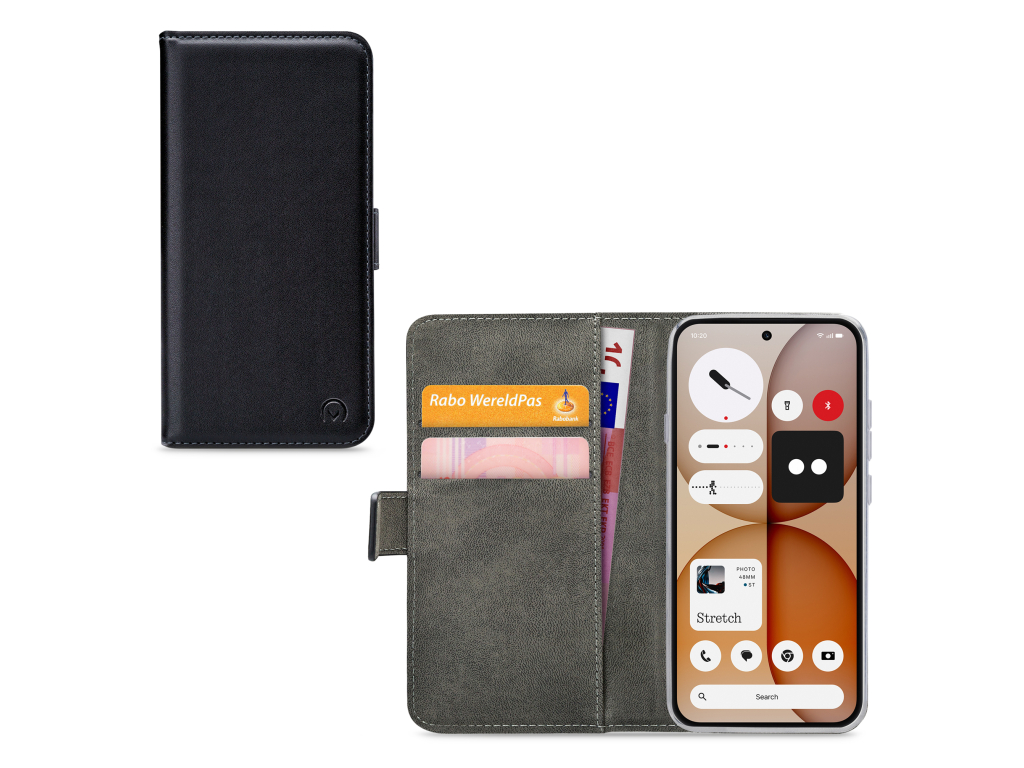 Mobilize Classic Gelly Wallet Book Case Nothing Phone (4b) Black