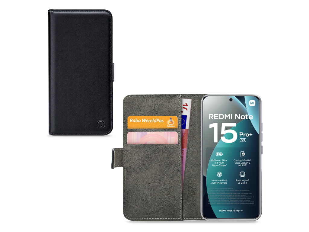 Mobilize Classic Gelly Wallet Book Case Xiaomi Redmi Note 17 Pro Max 5G Black