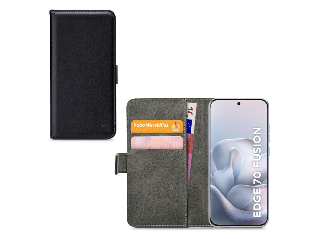 Mobilize Classic Gelly Wallet Book Case Motorola Edge 70 Max Black