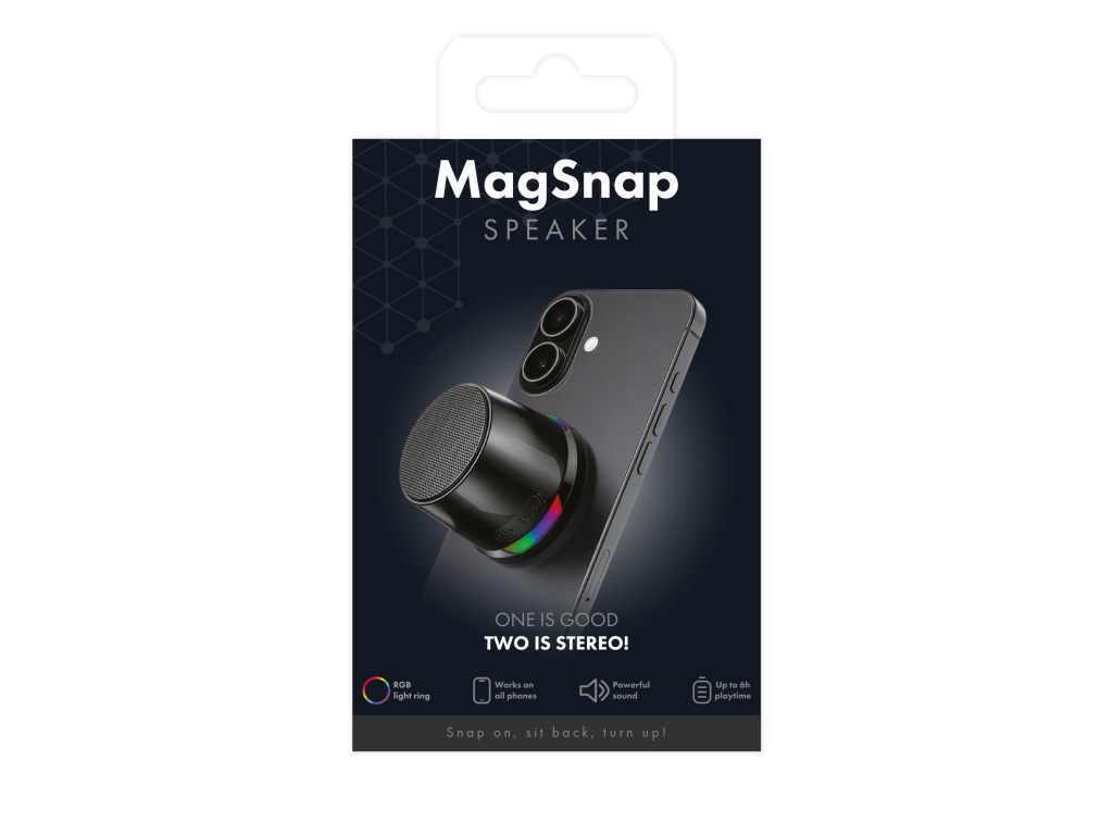 My Style MagSnap BT Speaker MagSafe Compatible Black