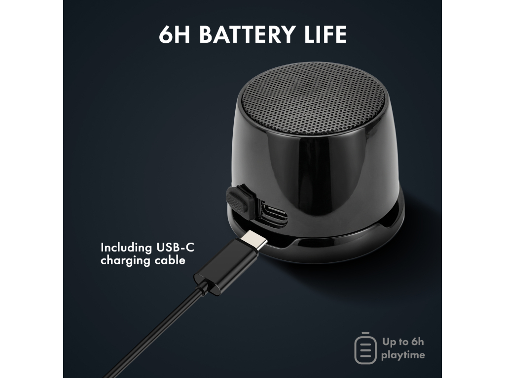 My Style MagSnap BT Speaker MagSafe Compatible Black