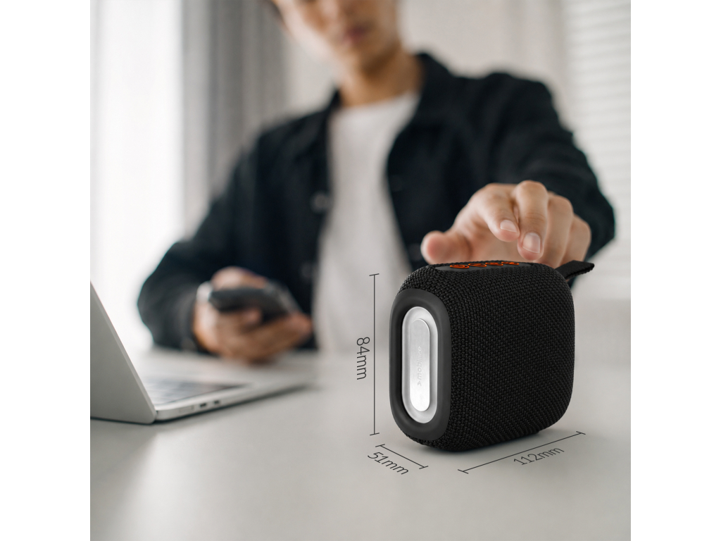 Mobilize Portable Bluetooth Speaker TWS Black