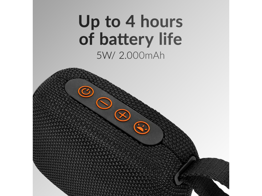 Mobilize Portable Bluetooth Speaker TWS Black