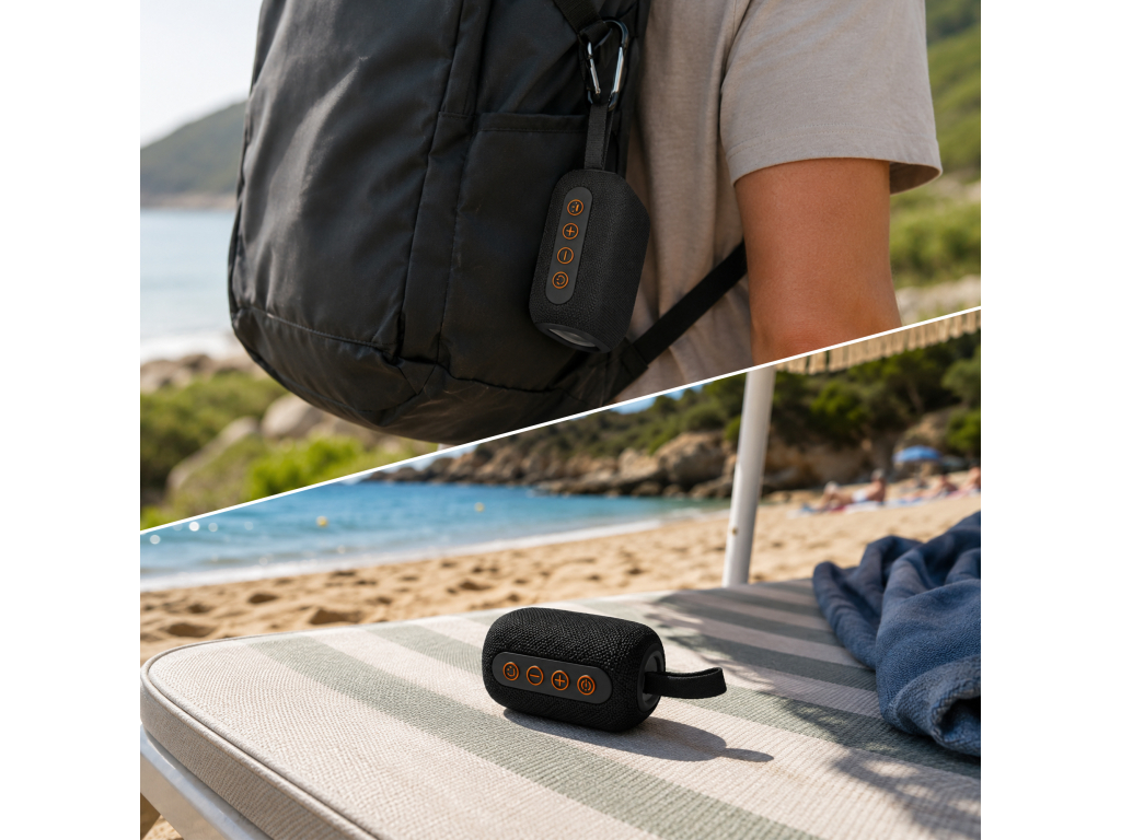 Mobilize Portable Bluetooth Speaker TWS Black