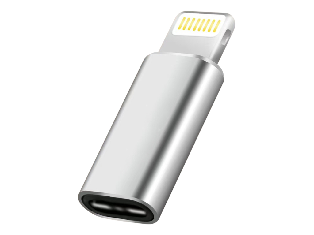 Xccess USB-C to Lightning Charging Adapter Silver