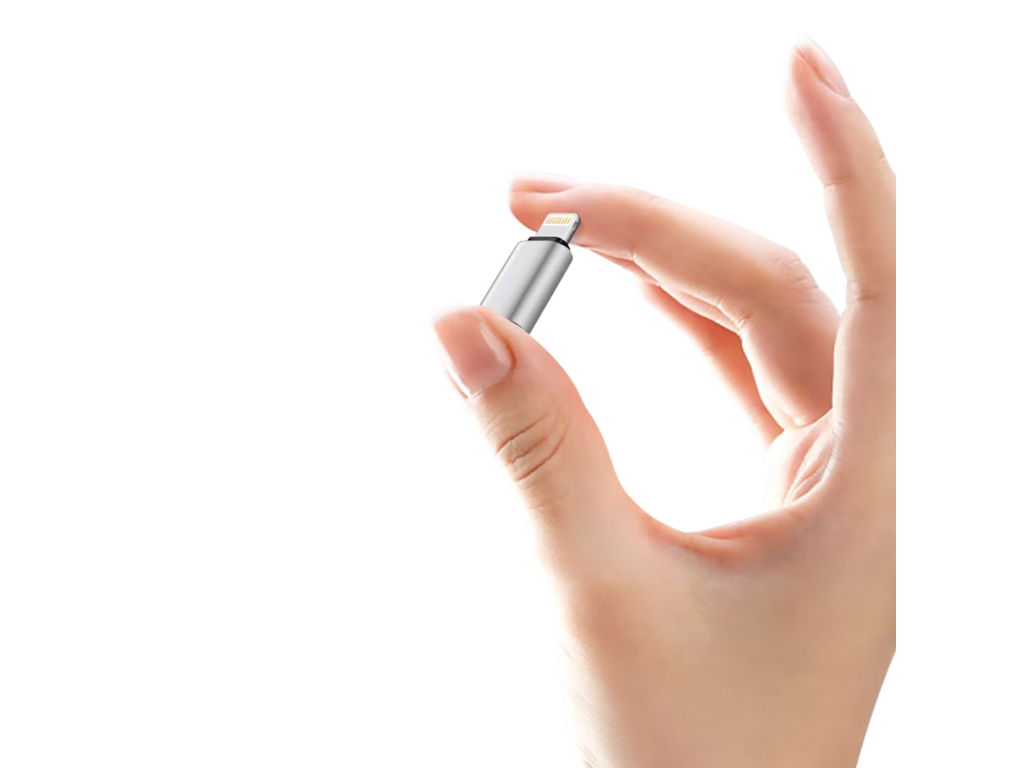 Xccess USB-C to Lightning Charging Adapter Silver