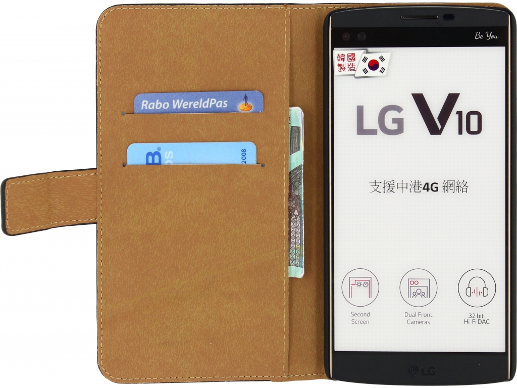 Mobilize Classic Wallet Book Case LG V10 Black