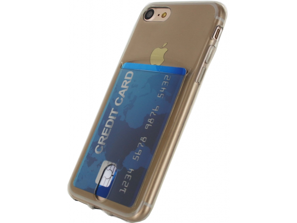 Xccess TPU Card Case Apple iPhone 7/8/SE (2020/2022) Transparent Grey