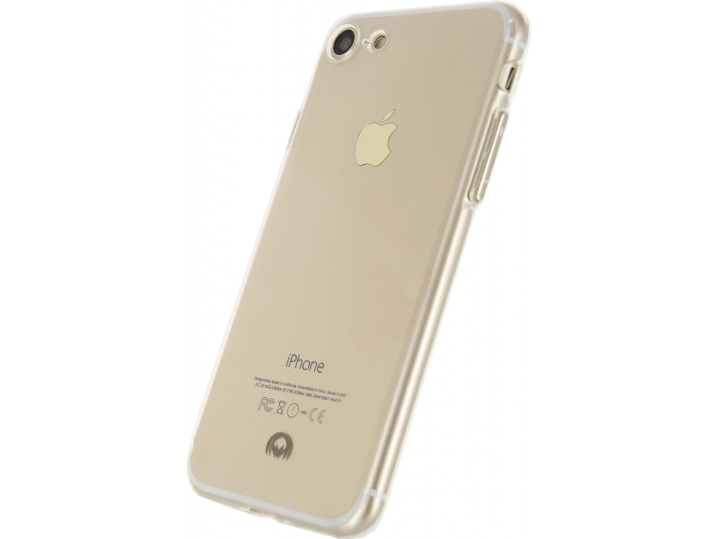 Mobilize Deluxe Gelly Case Apple iPhone 7/8/SE (2020/2022) Clear Gold Button