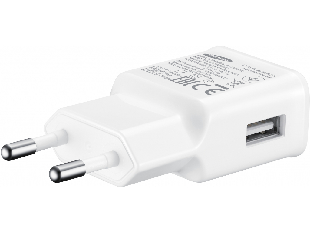 EP-TA20EWEUGWW Samsung Quick Travel Charger incl. Micro USB Cable 2.0A White Bulk