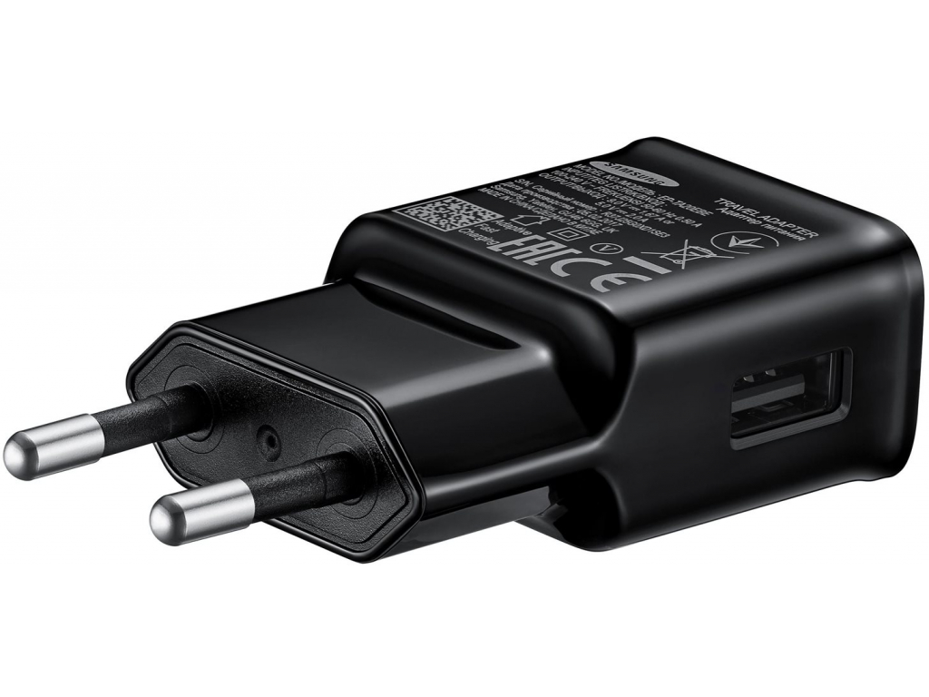 EP-TA20EBECGWW Samsung Adaptive Fast Charging Travel Charger incl. USB-C Cable 15W Black Bulk