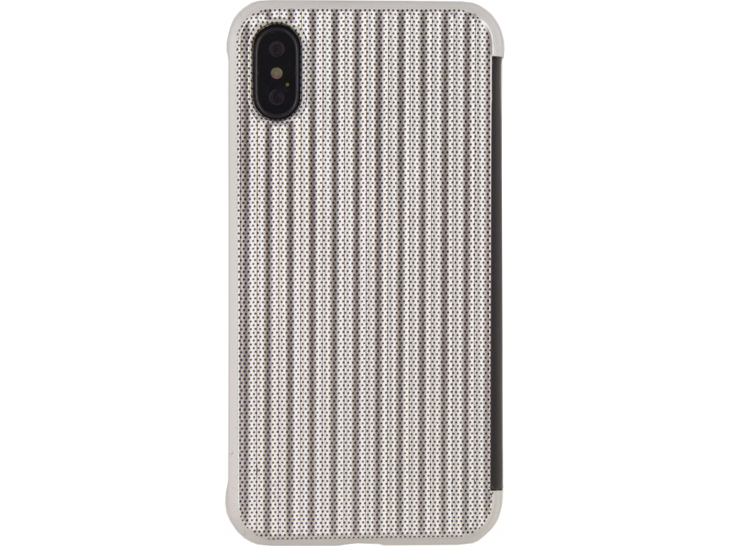 Mobilize Elegant Book Case Apple iPhone X/Xs Silver