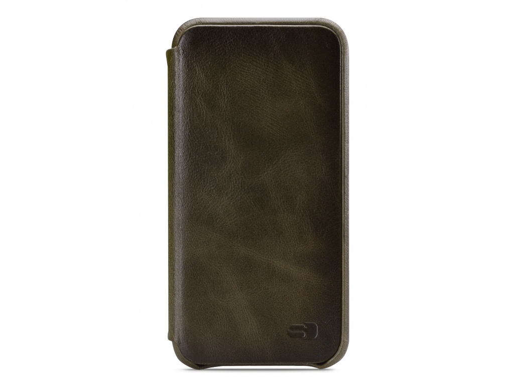 Senza Desire Skinny Leather Wallet Apple iPhone X/Xs Burned Olive