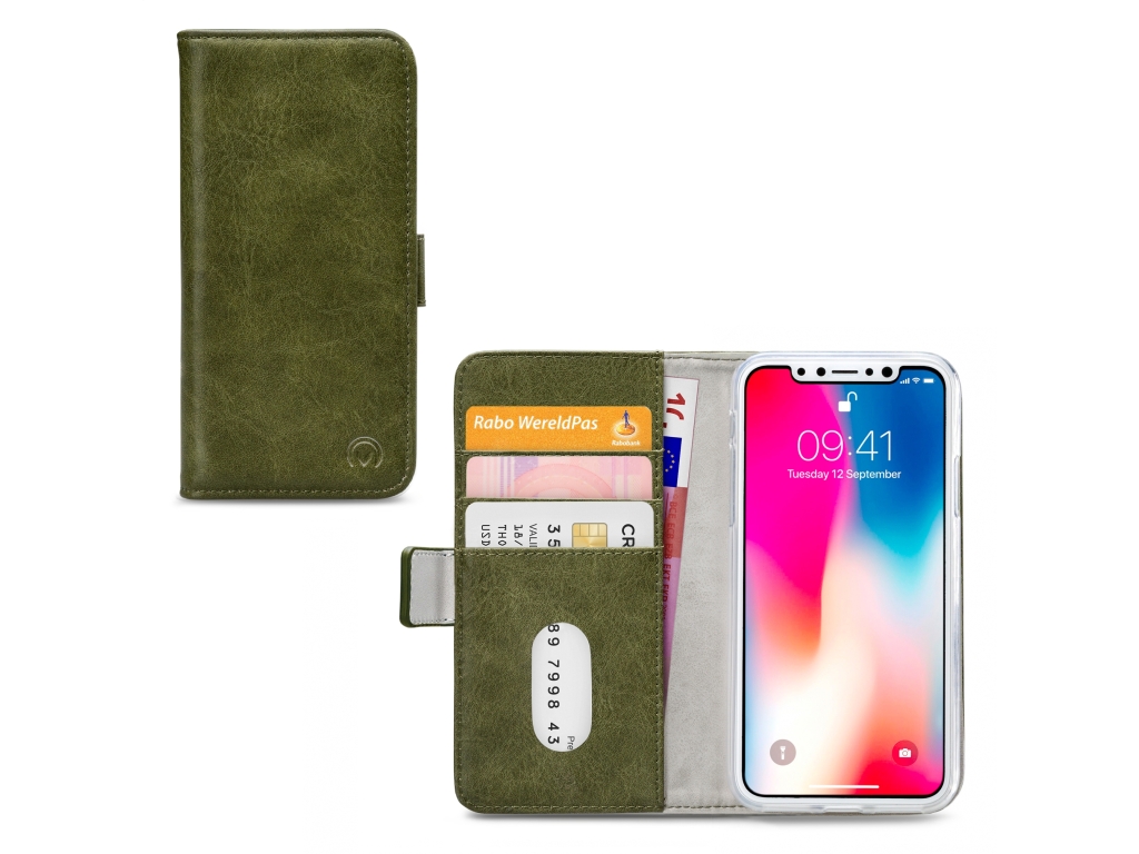 Mobilize Elite Gelly Wallet Book Case Apple iPhone Xs Max Green