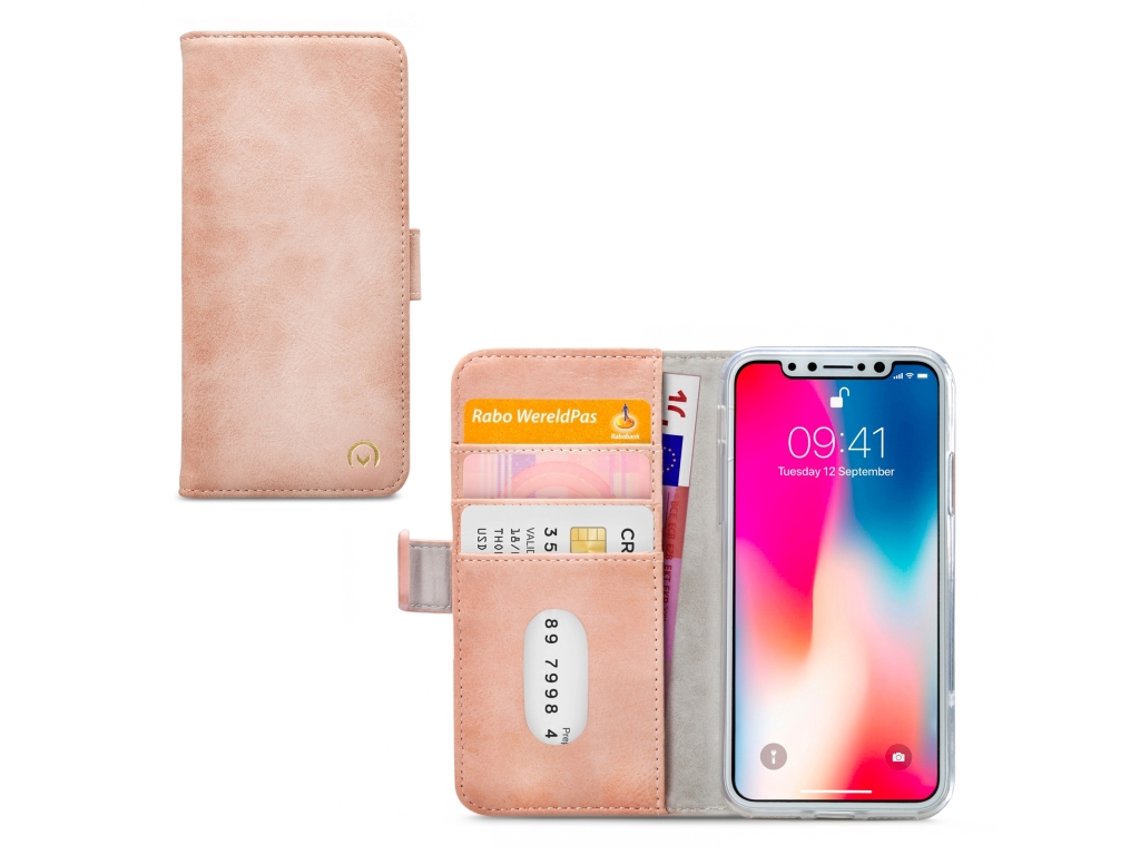 Mobilize Elite Gelly Wallet Book Case Apple iPhone Xs Max Soft Pink