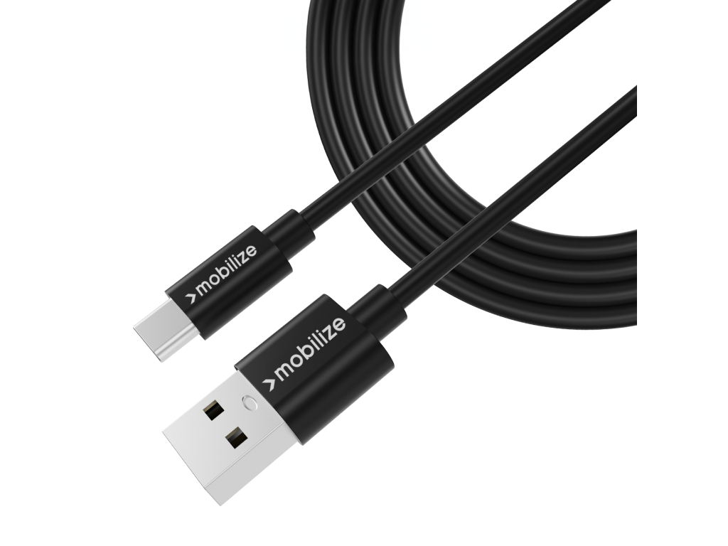 Mobilize Charge/Sync Cable USB-C 1m. 15W Black