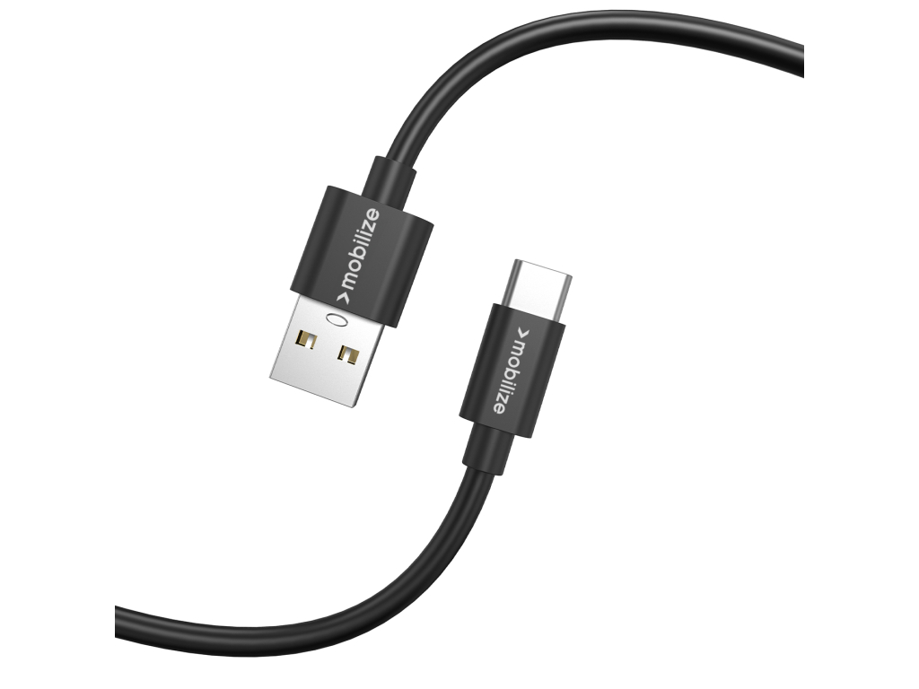 Mobilize Charge/Sync Cable USB-C 1m. 15W Black