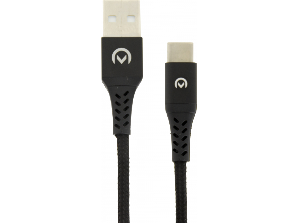 Mobilize Strong Nylon Cable USB to USB-C 1m. 15W Black