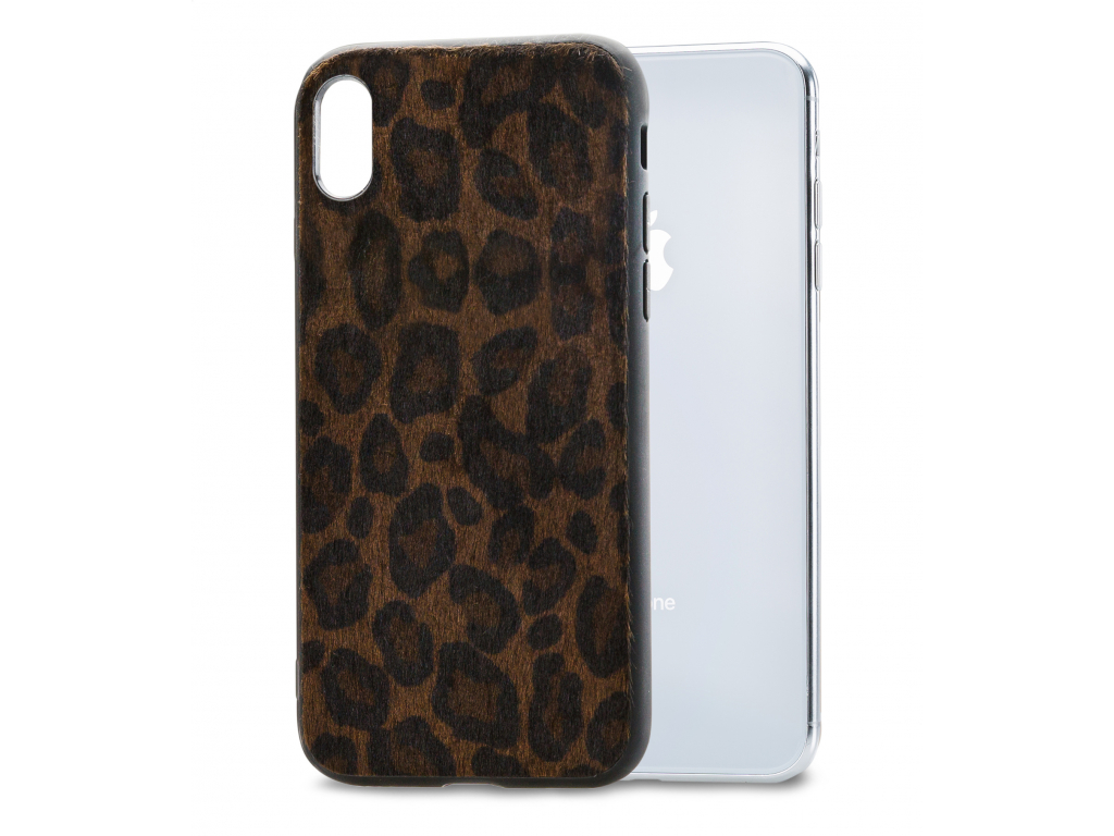 Mobilize Gelly Case Apple iPhone Xs Max Dark Brown Leopard