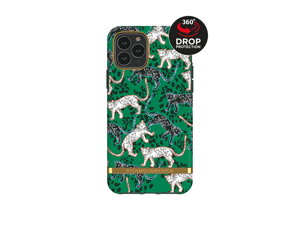 Richmond & Finch Freedom Series Apple iPhone 11 Pro Green Leopard/Gold