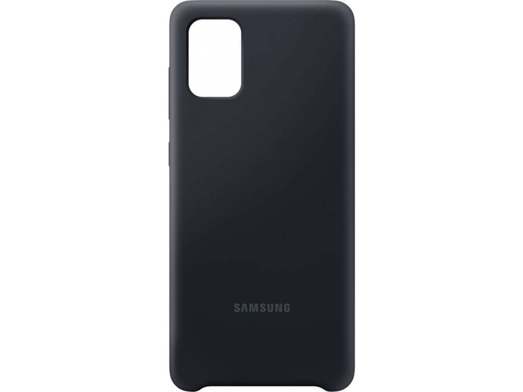 EF-PA715TBEGEU Samsung Silicone Cover Galaxy A71 Black