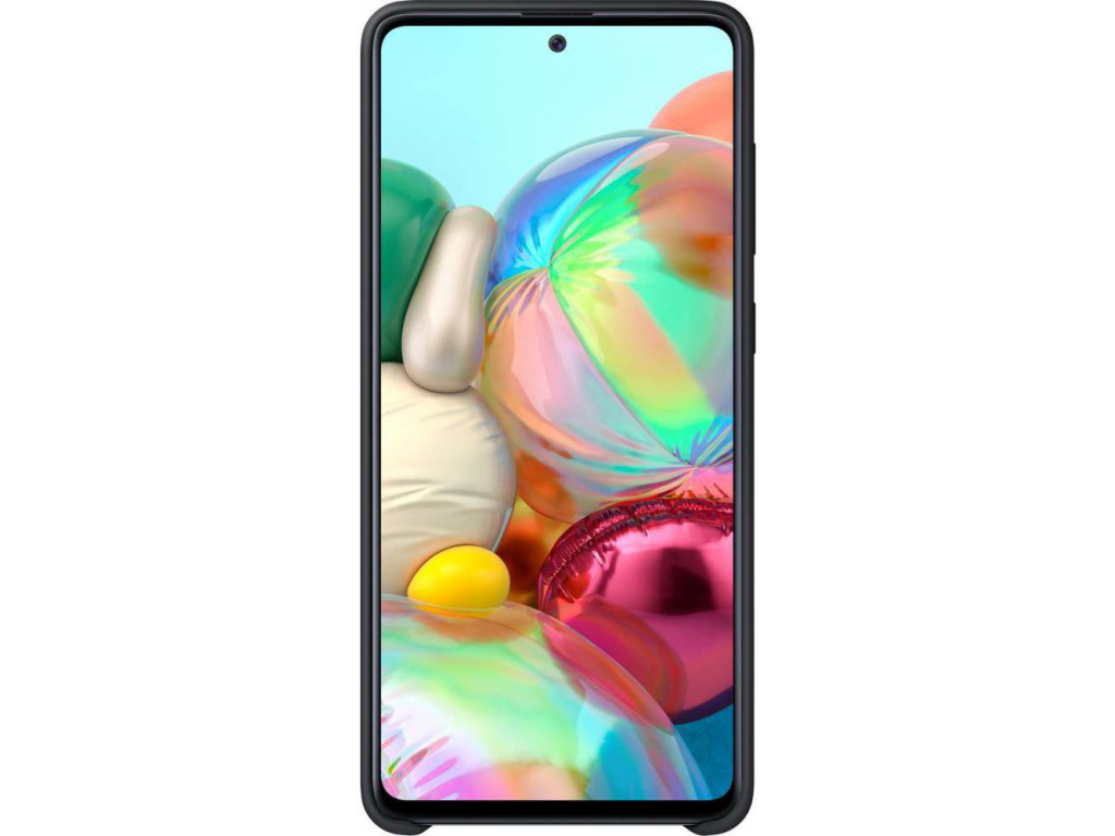 EF-PA715TBEGEU Samsung Silicone Cover Galaxy A71 Black