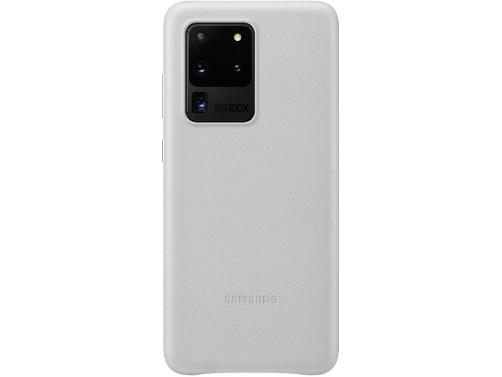 EF-VG988LSEGEU Samsung Leather Cover Galaxy S20 Ultra/S20 Ultra 5G Light Grey