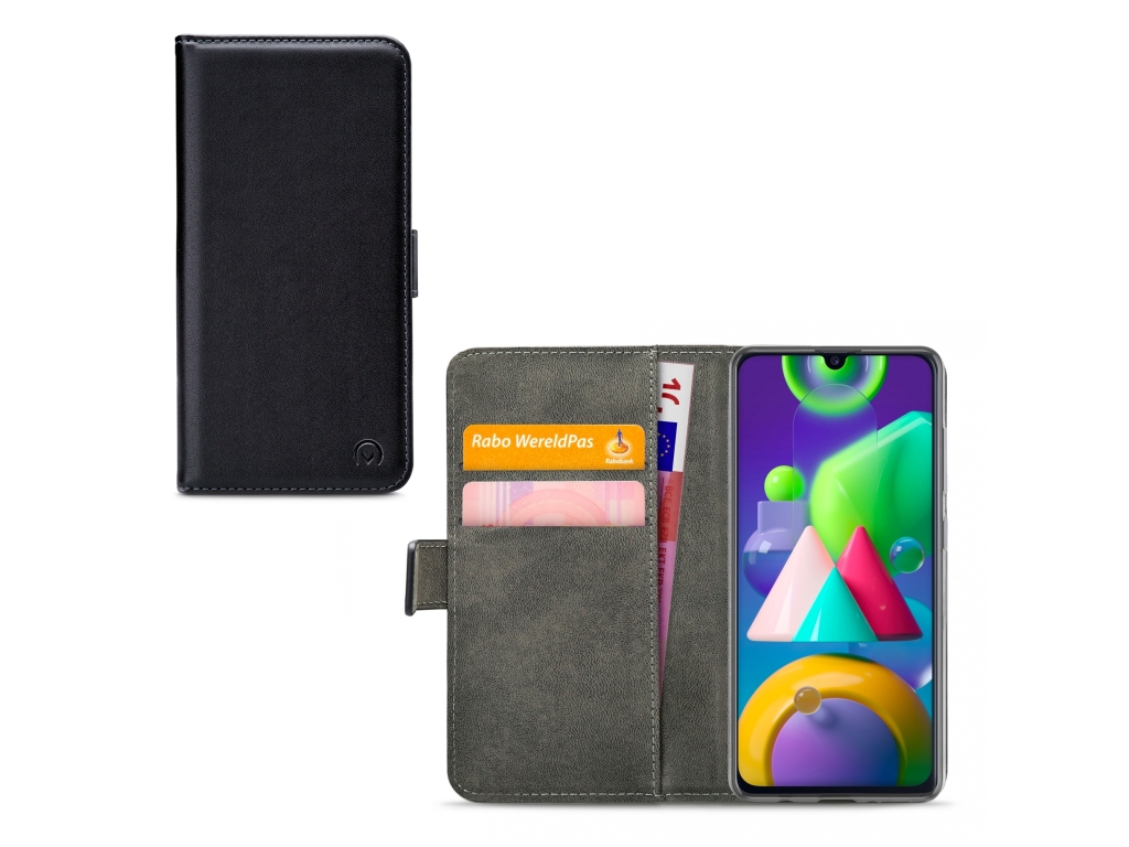 Mobilize Classic Gelly Wallet Book Case Samsung Galaxy M21 Black