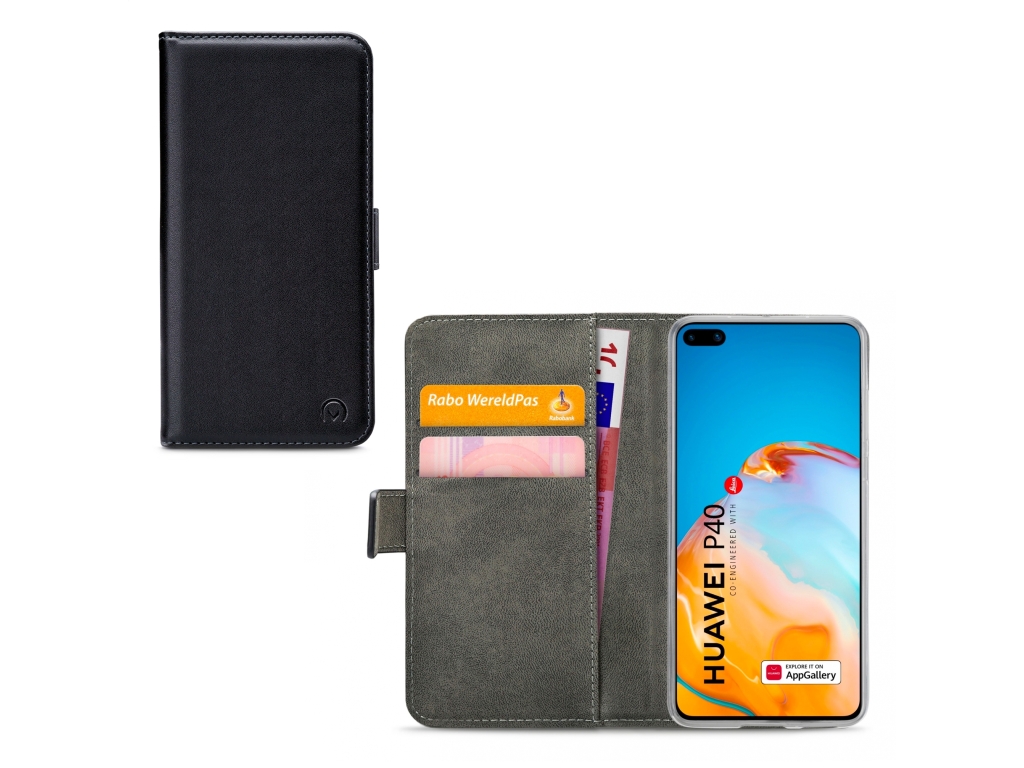 Mobilize Classic Gelly Wallet Book Case Huawei P40 Black