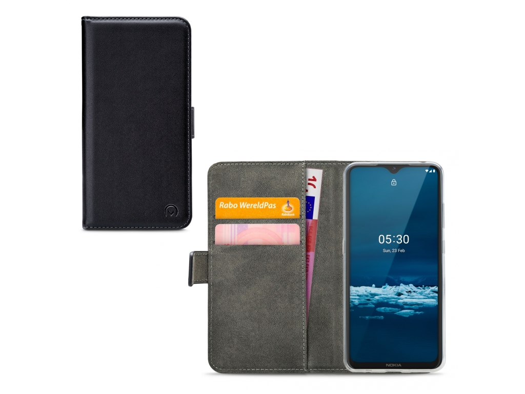 Mobilize Classic Gelly Wallet Book Case Nokia 5.3 Black