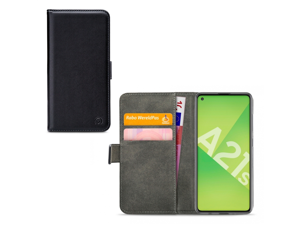 Mobilize Classic Gelly Wallet Book Case Samsung Galaxy A21s Black