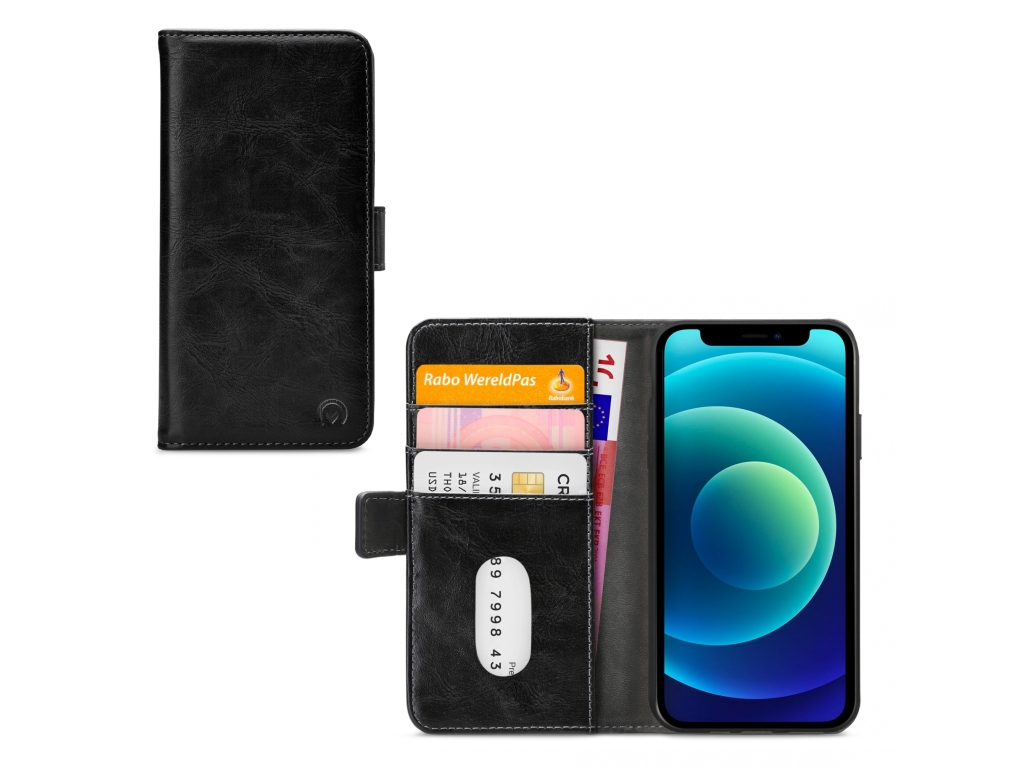 Mobilize Elite Gelly Wallet Book Case Apple iPhone 12 Mini Black