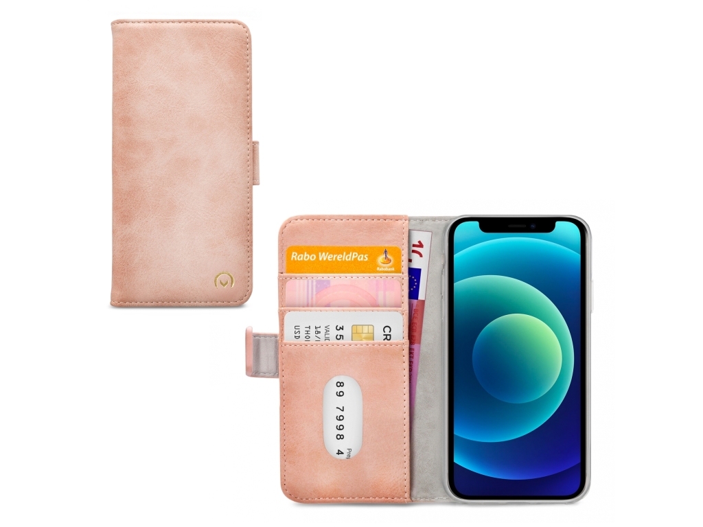 Mobilize Elite Gelly Wallet Book Case Apple iPhone 12 Mini Soft Pink