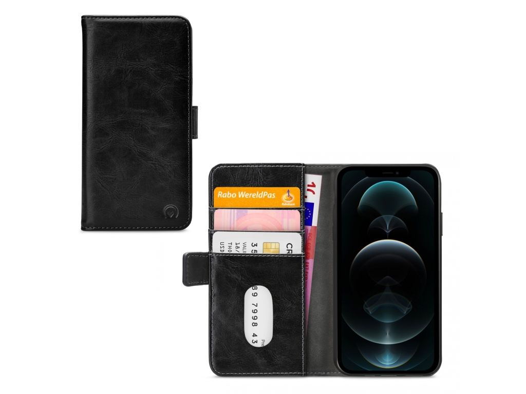 Mobilize Elite Gelly Wallet Book Case Apple iPhone 12 Pro Max Black