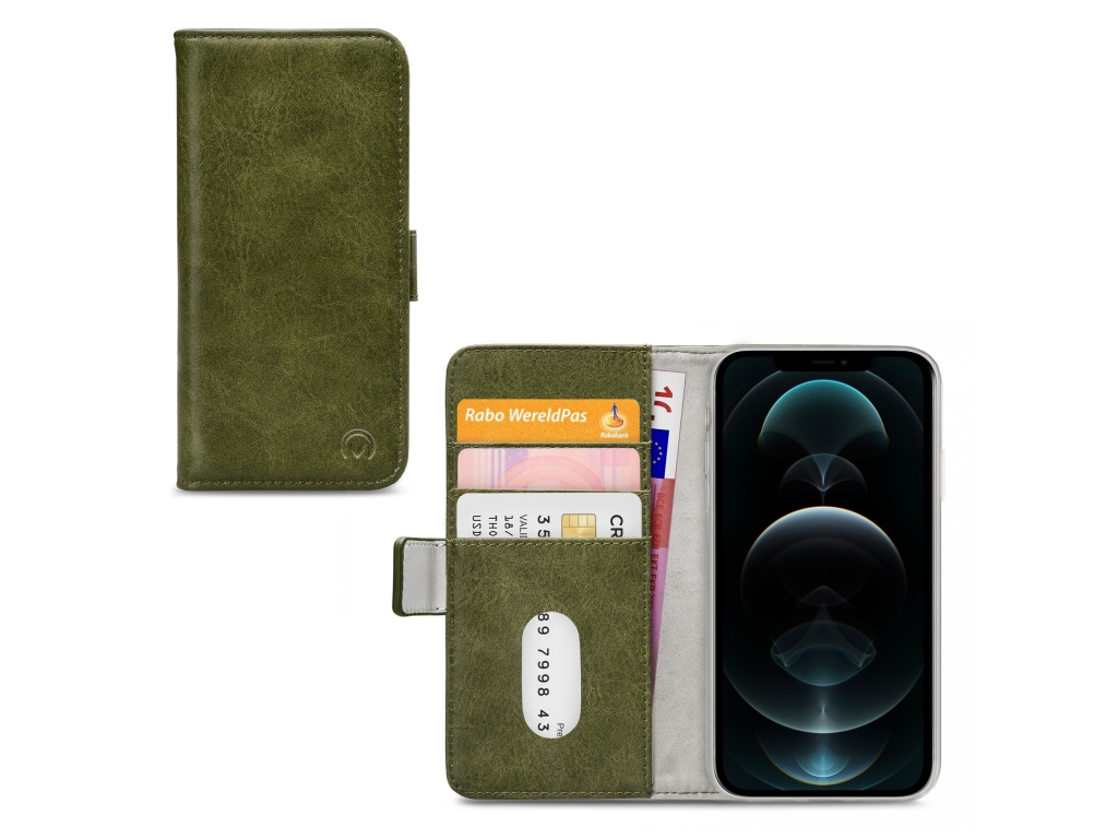 Mobilize Elite Gelly Wallet Book Case Apple iPhone 12 Pro Max Green