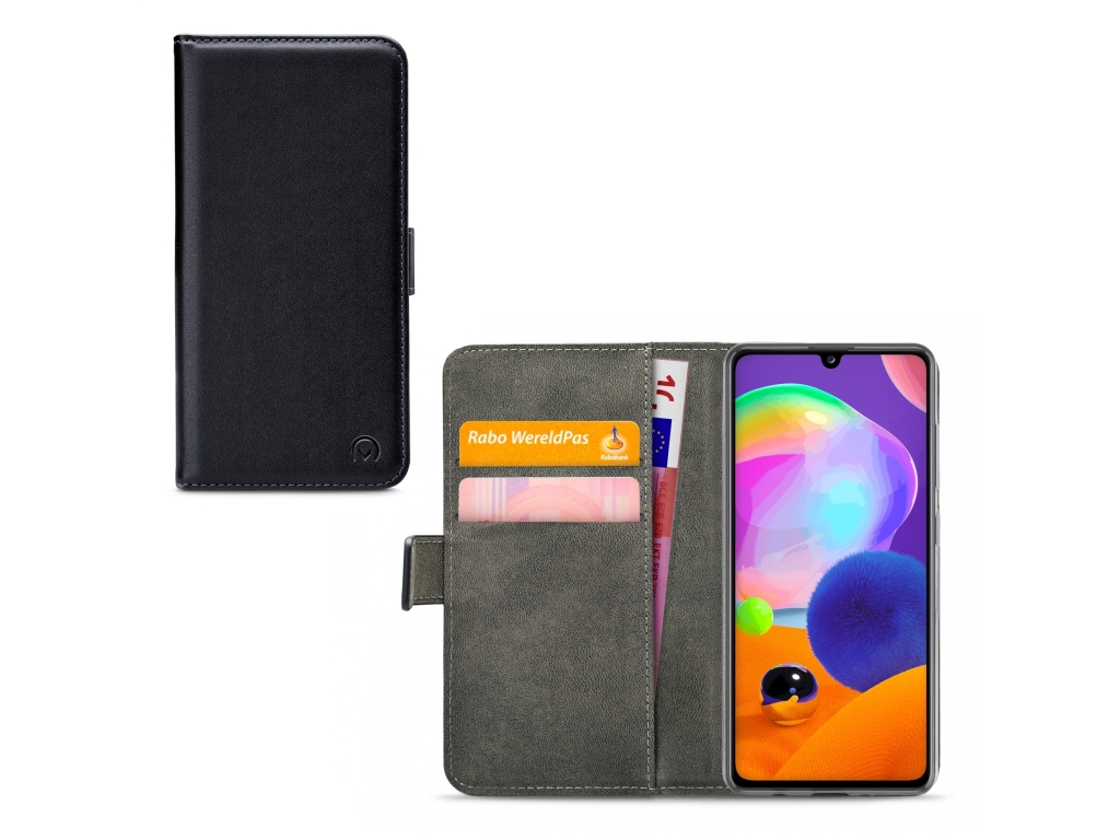 Mobilize Classic Gelly Wallet Book Case Samsung Galaxy A31 Black