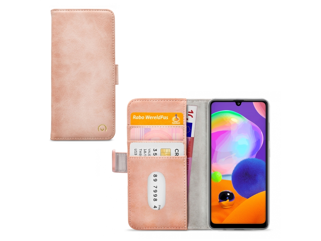 Mobilize Elite Gelly Wallet Book Case Samsung Galaxy A31 Soft Pink