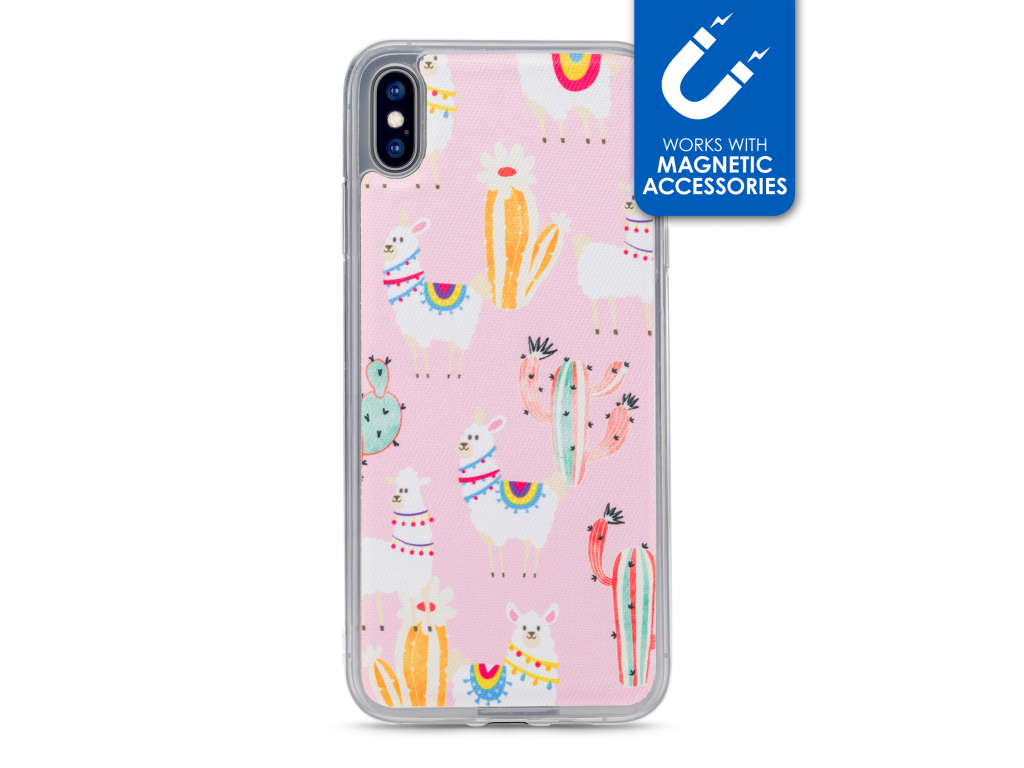 My Style Magneta Case for Apple iPhone Xs Max Pink Alpaca