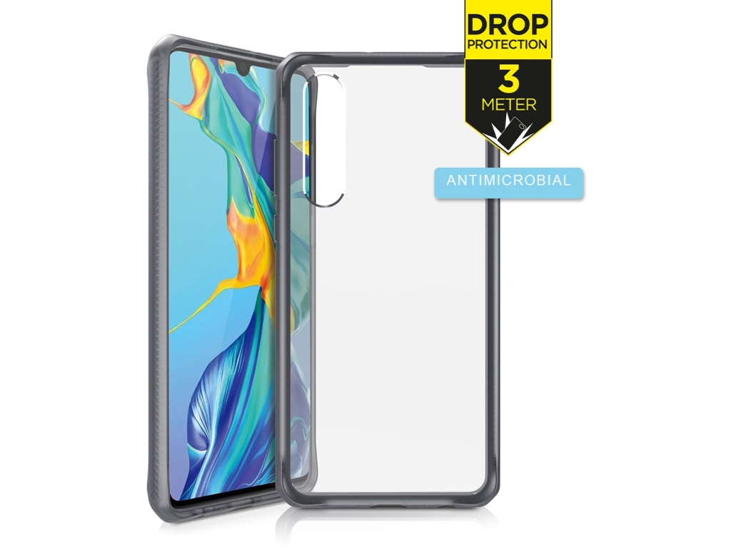 ITSKINS Level 2 HybridFrost for Huawei P30 Transparent Black