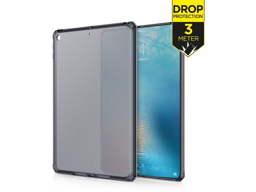 ITSKINS Level 2 SpectrumFrost for Apple iPad Pro 11 2018 Transparent Black