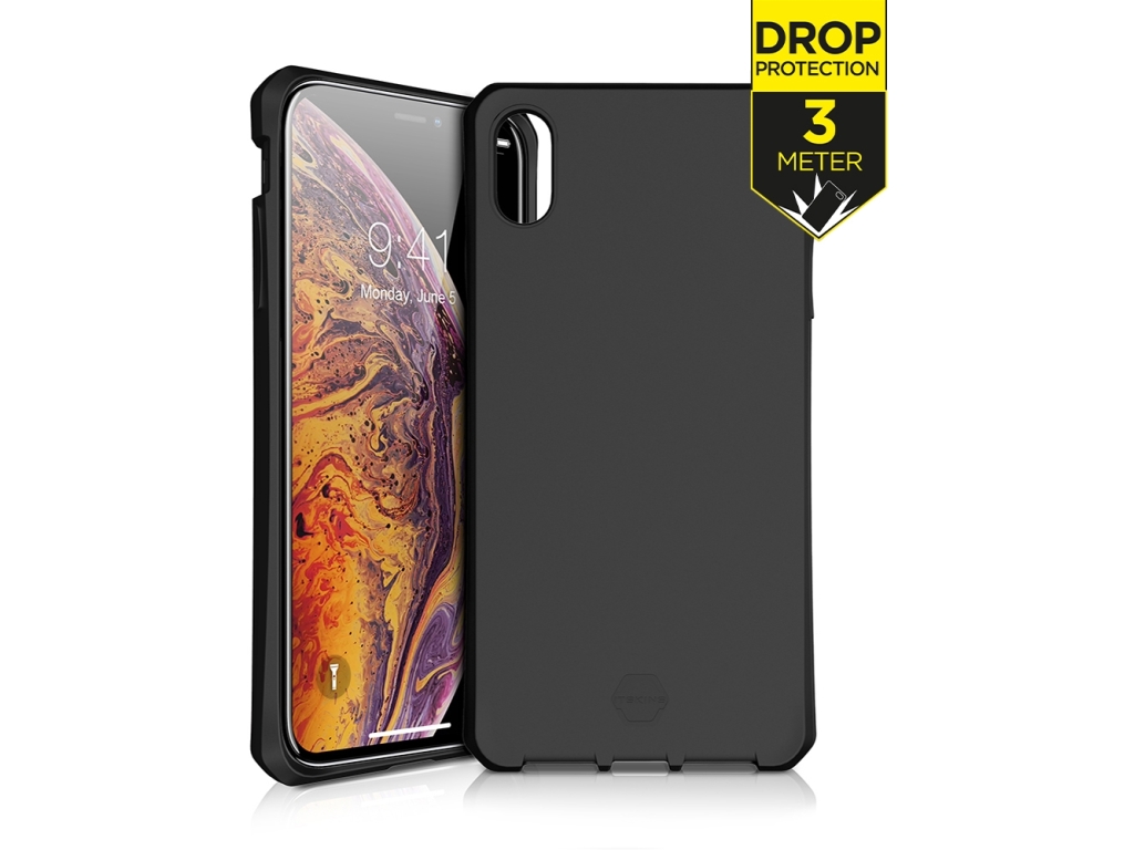 ITSKINS Level 2 SpectrumSolid for Apple iPhone Xs Max Plain Black