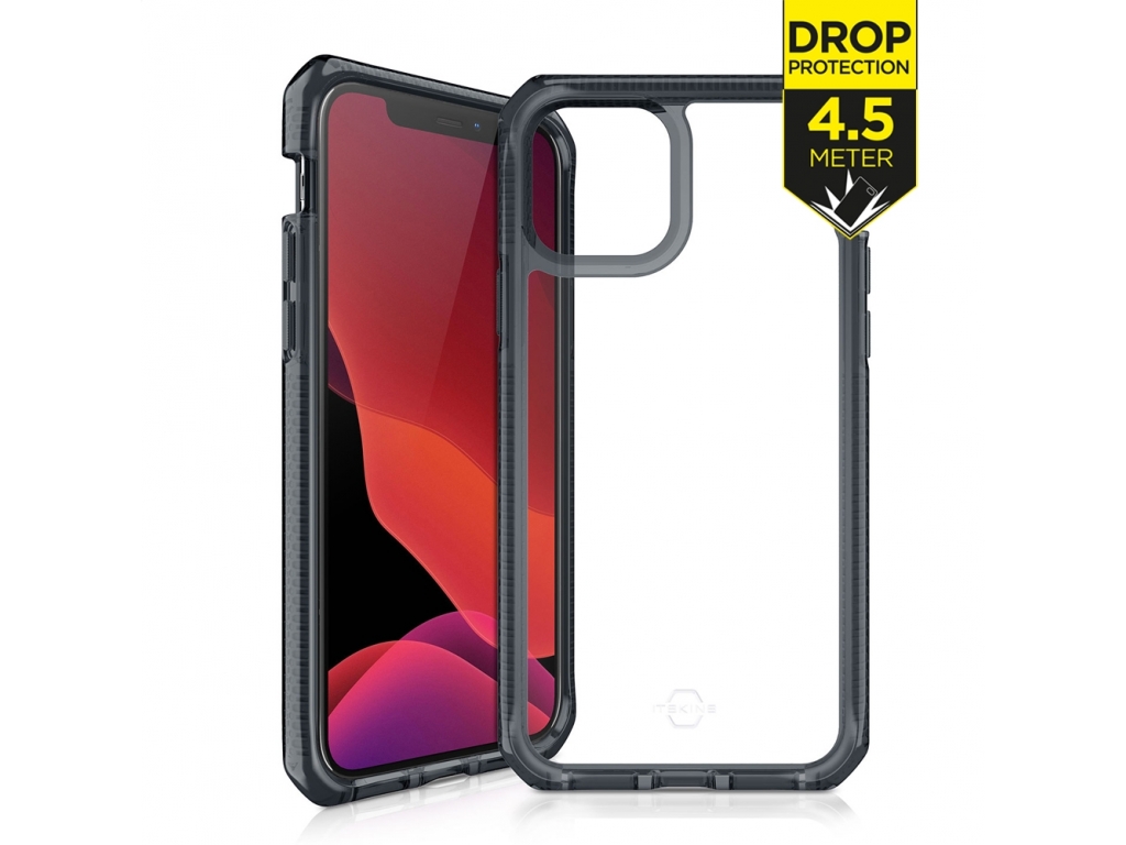 ITSKINS Level 3 SupremeClear for Apple iPhone 12/12 Pro Smoke/Transparent