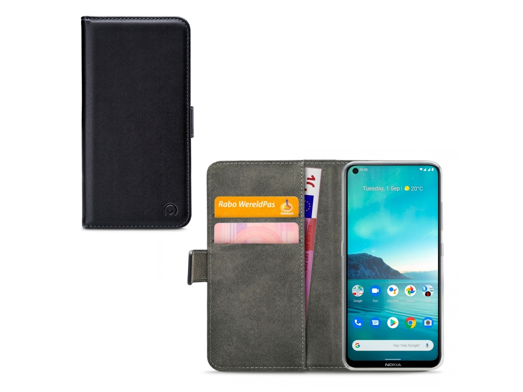 Mobilize Classic Gelly Wallet Book Case Nokia 3.4 Black