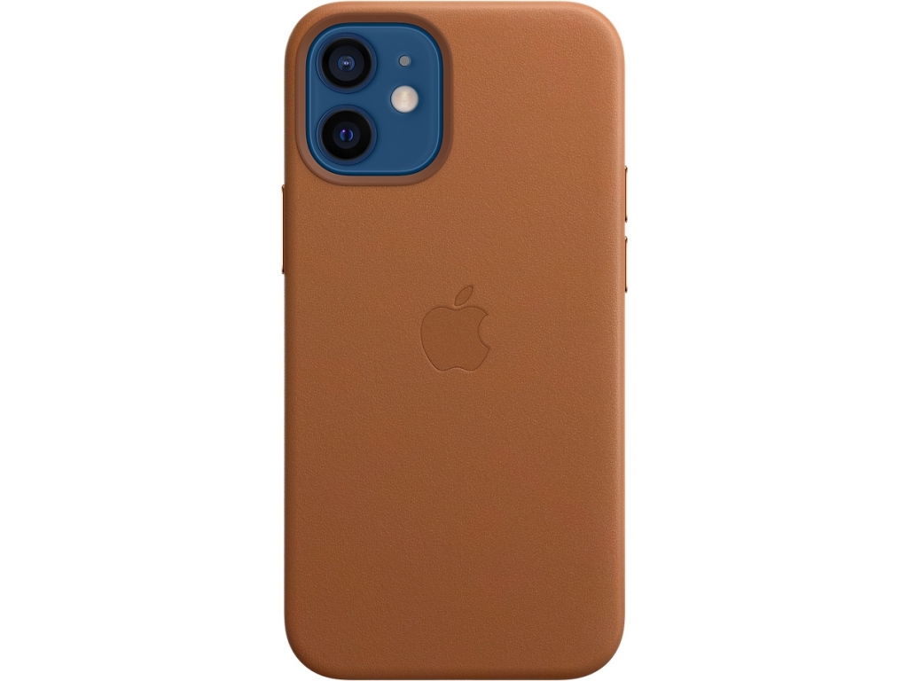 MHK93ZM/A Apple Leather Case with MagSafe iPhone 12 Mini Saddle Brown