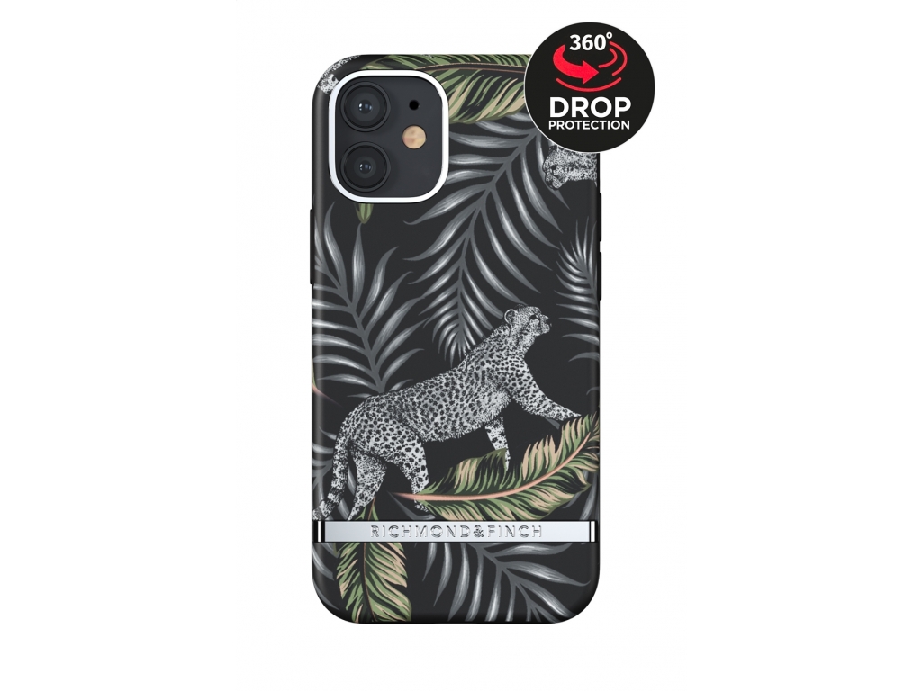 Richmond & Finch Freedom Series One-Piece Apple iPhone 12 Mini Silver Jungle