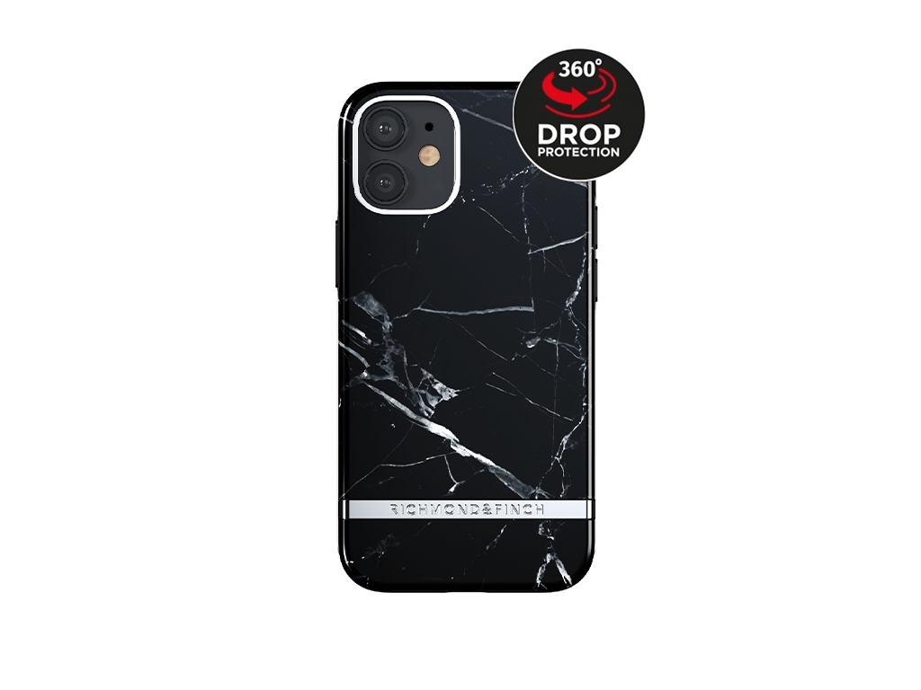 Richmond & Finch Freedom Series One-Piece Apple iPhone 12 Mini Black Marble
