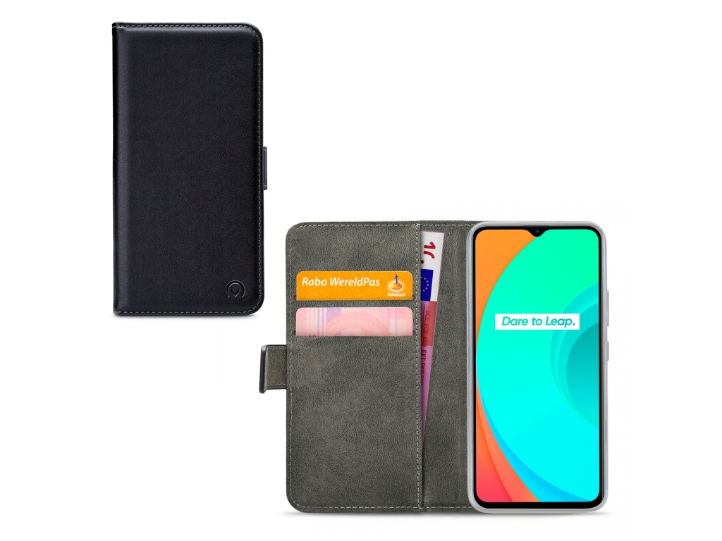 Mobilize Classic Gelly Wallet Book Case realme C11 Black